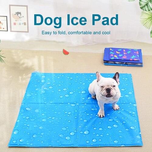 Pet Cold Gel Pad Heat Relief Summer Soft Dog Cooling Mat Cool Down Pet Ice Pad Mattress Pet Cool Mat Bed Cat Cushion Pet Cooling