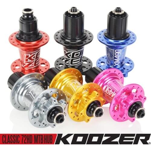 Koozer XM490 Sealed Bearing MTB Mountain Bike Hubs 32 Holes Disc Brake 9/15*100 10*135 12*142mm Thru Axle QR Bicycle Hub novatec