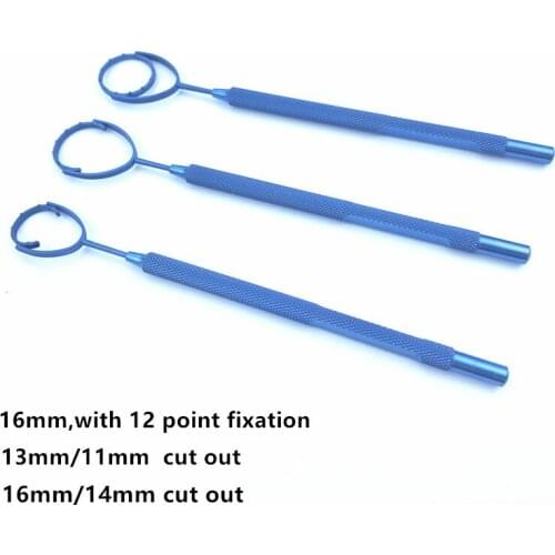 Ophthalmic Titanium Swivel head Fixation Ring ophthalmic surgical instrument