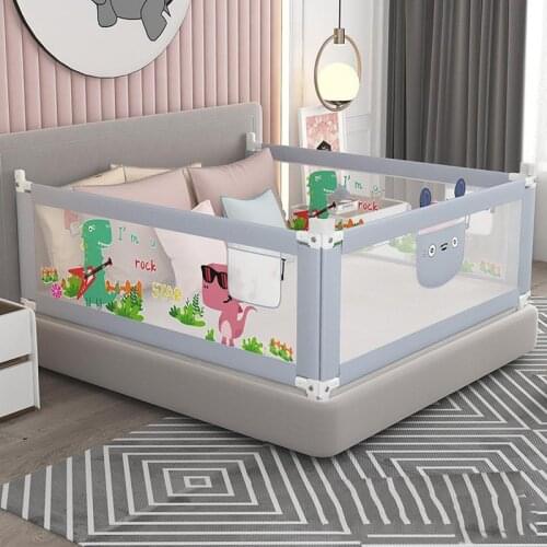 Baby Crib Guardrail Safety Anti-fall Enclosure Baby Bed Fence Children Bed Guardrail Bedside Baffle