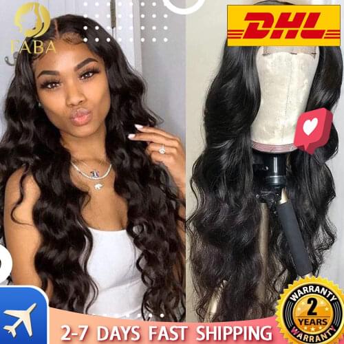 Body Wave Wigs Lace Front Wig For Women 13x4 Brazilian Human Hair Wig 150% Density QING SI Remy Natural Hairline Baby Hair Wigs