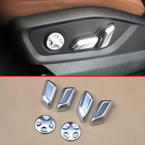 Seat Adjustment Switch FOR Audi Q7 2016 2017 2018 Pearl Chrome Cover Interior Adjust Trims