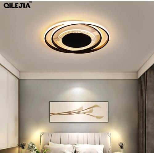 LED Living room lamp ceiling lamp Simple modern double-layer led highlight bedroom study circular creative light luxury lamp