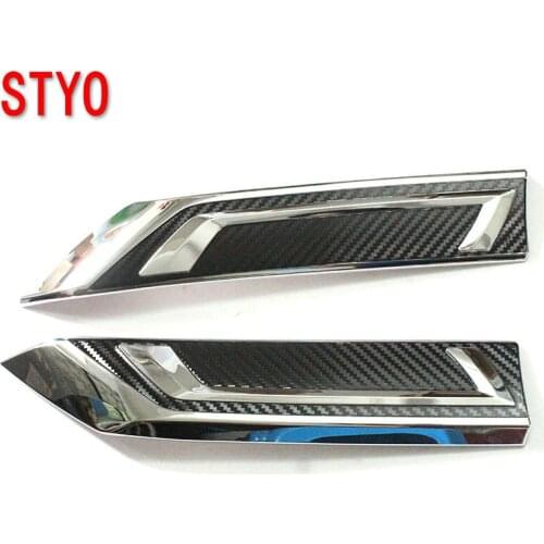 STYO ABS Chrome Front Grille Cover Strip Trim Car Styling For Toyota Rav4 Hybrid XA50 2019 2020