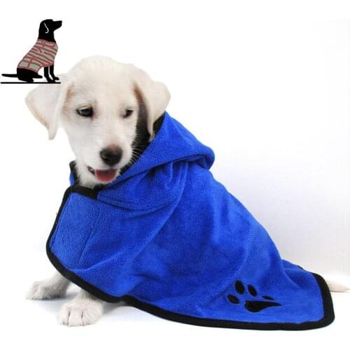 Super Absorben Microfiber Quick-Drying Bath Towel for Small Medium Large Dogs Cats