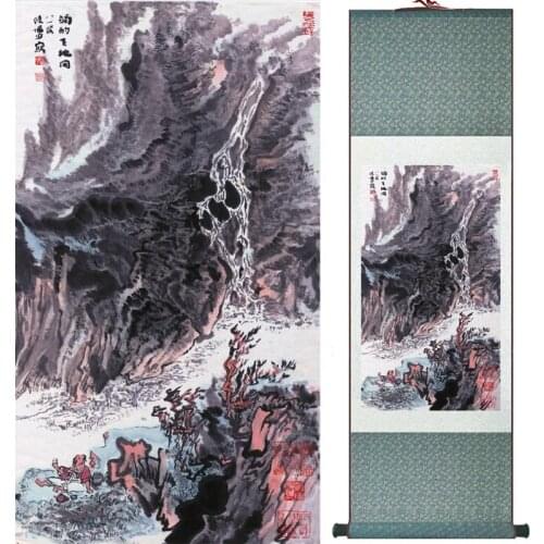 Home Office Decoration Chinese scroll painting birds painting Chinese wash Printed painting 060404