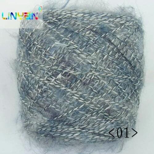 50g*5 pieces color mohair crochet yarn thread to knit baby knitting crocheting sweater yarn healthy Imported color looks t68