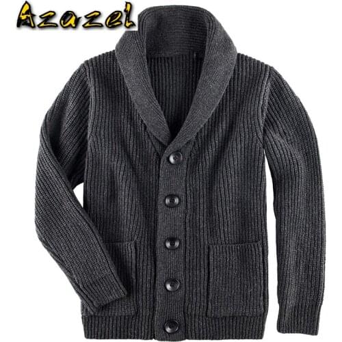 Vintage Casual Winter Cardigan Sweater Coats Single Breasted Men Knitted Sweatshirt Hoodies Outwear Men Clothes European Style
