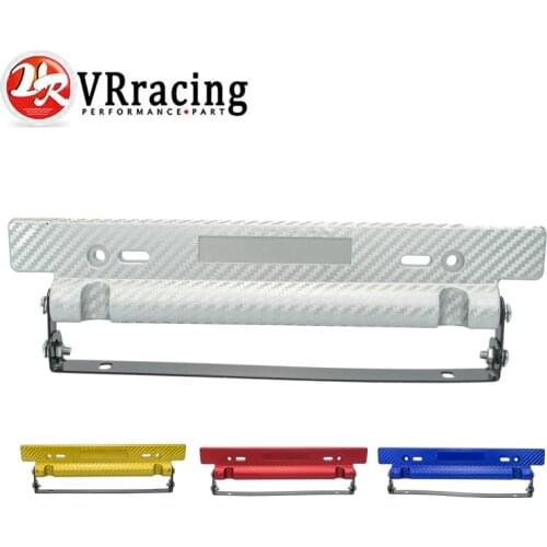 VR - Adjustable Carbon Fiber Look Bumber Plate , License plate frame VR-LPF14