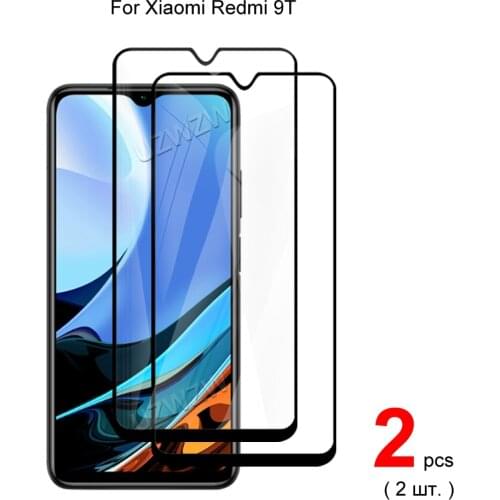 For Xiaomi Redmi 9T Full Coverage Tempered Glass Phone Screen Protector Protective Guard Film 2.5D 9H Hardness