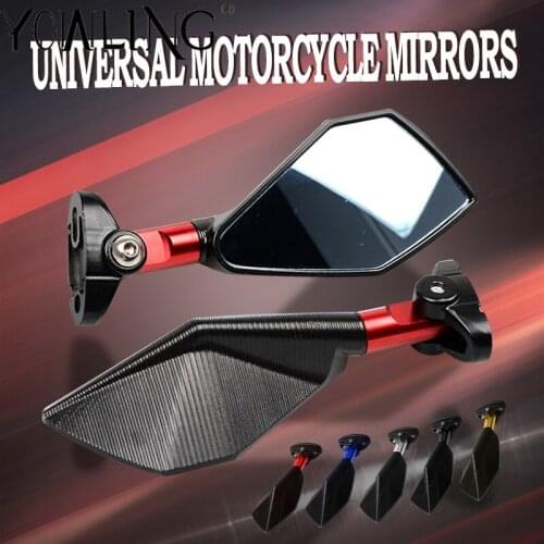 Motorcycle Rearview Mirrors Glass Rear View Side Mirror for HONDA CBR600RR CBR1000RR Kawasaki Ninja250R Z650 Z750 HYOSUNG GT125R