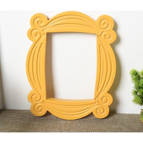 Friends TV Show Yellow Door Polyresin Photo Frame With Stand |Hanging Picture Display Home Decor For Desk Table Top, Gallery