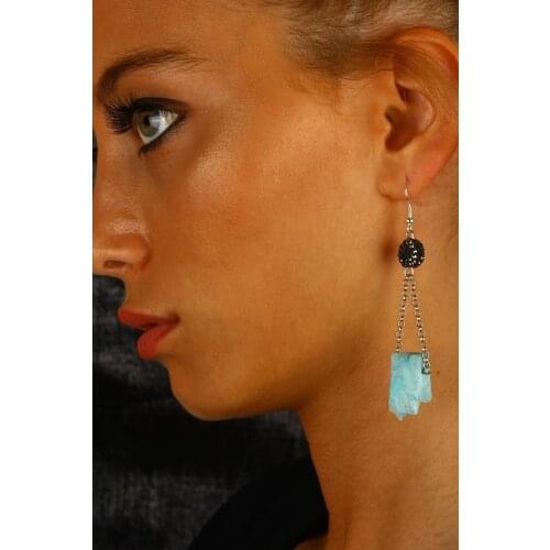 Dr Stone Natural Stone Women 'S Quartz Earrings Z121AR147 202321143