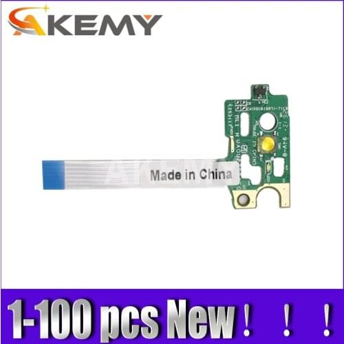 1-100 PCS Akemy New Original For HP Pavilion 15-N 14-N 15-F Series Power Button Board DA0U83PB6E0 w/ Ribbon 732076-001