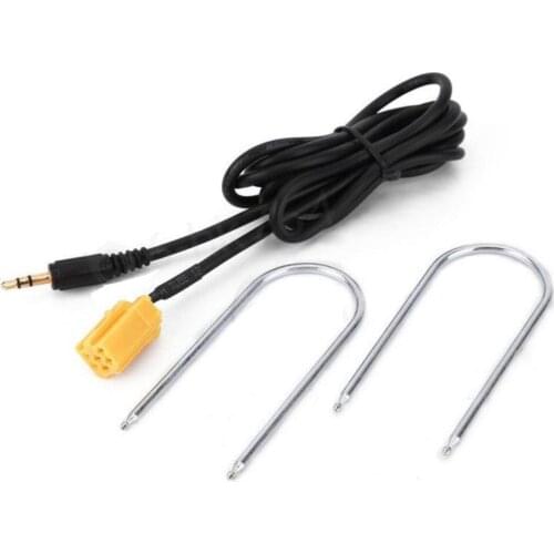 1 Set Car Aux input Cable Adapter 3.5mm Audio Player fits For F iat Grande Punto Alfa 159