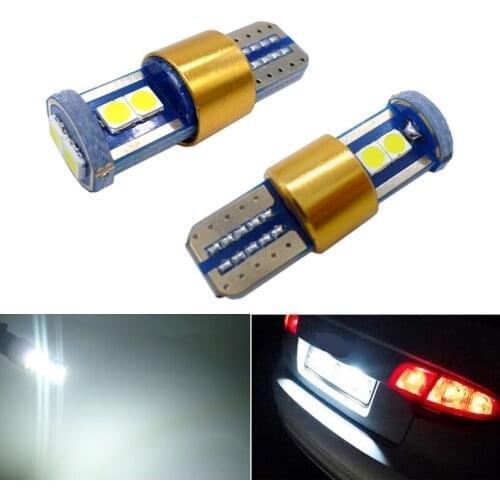 2x W5W T10 LED Light Bulbs 3030 Smd Led Car Interior Lights For Ford Focus 2 3 Mk2 Mk3 Mk4 Mondeo Mustang Ranger Transit