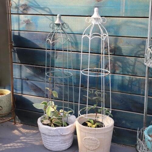 600 Iron Mini Climbing Stand Potted Small Climbing Flower Stand Retro Old European Style Balcony Desktop Garden