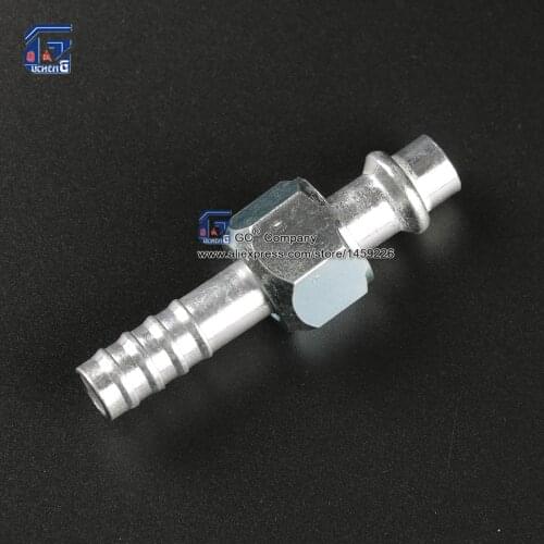 #8 10mm Straight O-Ring Female Barbed Nipple Fitting Thread 3/4"-16 for AC Air Conditioning Refrigeration Hose 1/2