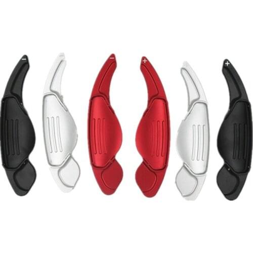 2pcs aluminium alloy car into gear paddle shift fit For Land Range Rover Evoque Discovery Sport/Jaguar XF XE Styling