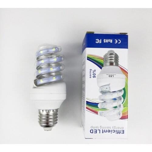 Energy-saving 12w/20w Household E27 screw super bright LED light corn energy-saving spiral type AC 85v-265v
