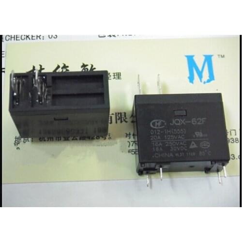 HOT NEW relay JQX-62F 012-1H JQX-62F-012-1H-12VDC JQX-62F-012-1H 12VDC JQX-62F 012-1H-12VDC HF62F 012-1H DIP4 20pcs/lot