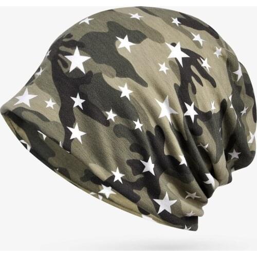 Camouflage Print Unisex Hat Casual Beanies Solid Breathable Boa Hat Winter Autumn Hip Hop Gorros Mujer Invierno Woman Simple