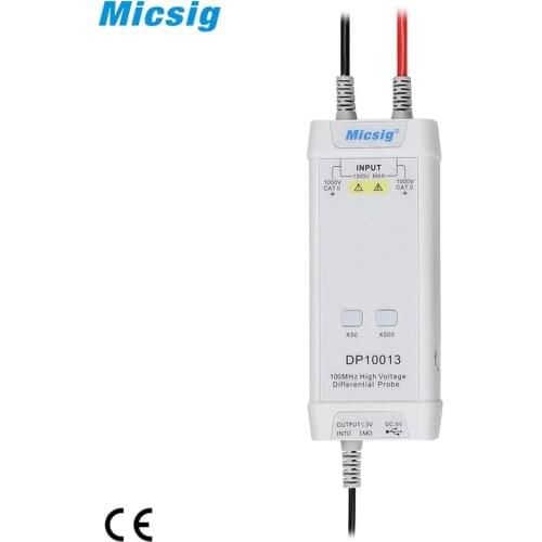 Kit 3.5ns Rise Time 50X/500X Attenuation Rate Oscilloscope High Voltage Differential Probe Kit