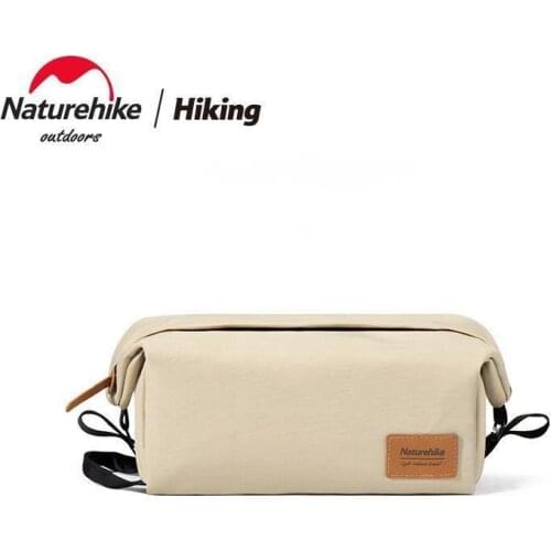 Naturehike Poly-cotton Square Wash Bag Outdoor Business Trip Water Repellent Storage Bag Large Capacity Travel Cosmetic Bag XS01