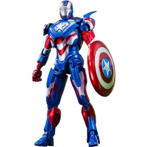 Marvel Man 3 War Machine18cm Action Figure Collection Figurine Toy Model Gift D Avengers Iron Anime Mini Decoration PVC Unisex