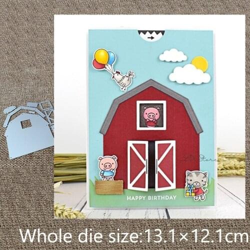 XLDesign Craft Metal Cutting Dies stencil mold Farm house decoration scrapbook Album Paper Card Craft Embossing die cuts