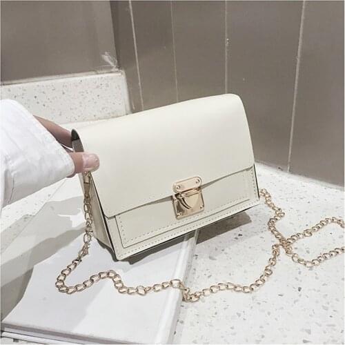 Fashion Mini Crossbody Bags For Women PU Leather Shoulder Bag Messenger Bag For Girl White Bag Ladies Phone Purse