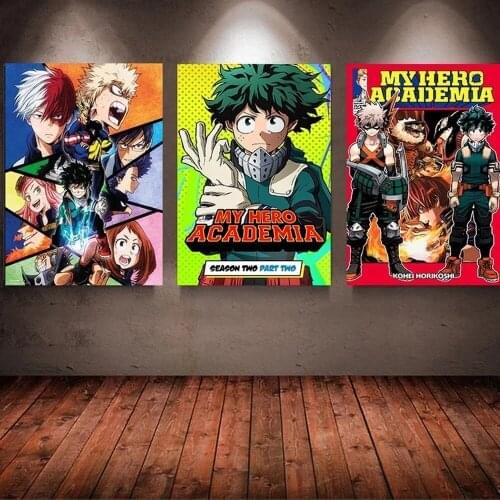 Modular Hd Prints My Hero Academia Picture Home Decoration Paintings Canvas Anime Poster Wall Art For Living Room No Framework