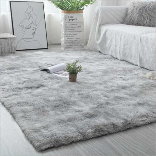 Soft Plush Carpets For Living Room Bedroom Decor Modern Large Rugs Warm Furry Tie-dyed Non-slip Floor Mats 160*200cm Carpet