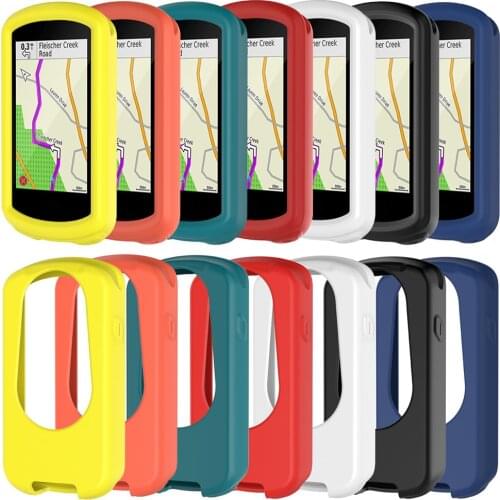 EiEuuk Soft Silicone Protective Case Shell Sleeve Shockproof Screen Cover Protector Pouch for Garmin Edge 1030 Navigation Device