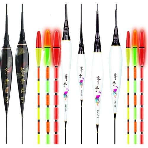 2021 New Fishing Floats Fish Bite Automatic Reminder Color Change Smart LED Fishing Ultra Thick Tail Electronic Luminous Buoy