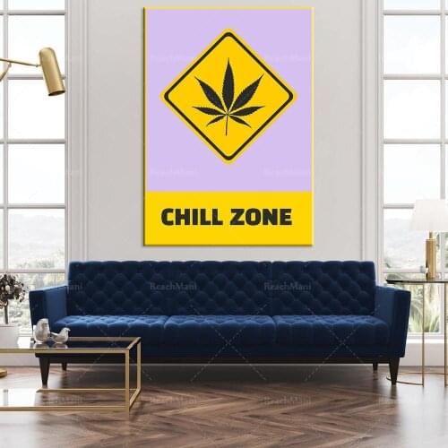 Cold zone poster, weed poster, cold wall decoration weed wall decoration art poster, for herb lovers, cold poster