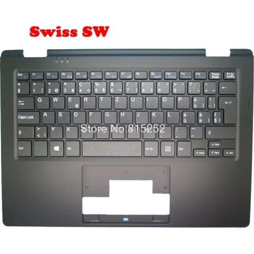 Laptop PalmRest&keyboard For MEDION AKOYA E2217T MD60385 MSN 30021942 Black C Shell With Swiss SW/Nordic NE/English UI keyboard