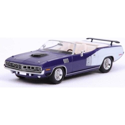 Resin Plymouth HEMI Cuda Muscle Car Convertible Classic Car Model 1971 Racing Model Collection Display Gift Decoration Decoratio
