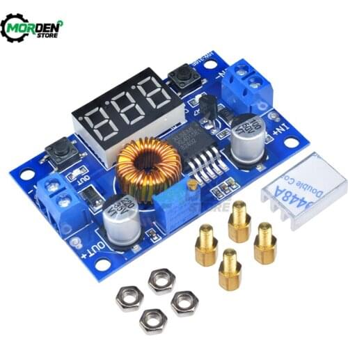 XL4015 5A DC to DC Lithium Battery Step Down Charging Board Digital Display LED Power Converter Lithium Charger Module