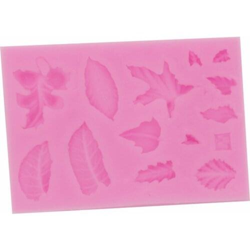 Leaves Silicone Mold Candy Polymer Clay Fondant Mold Cake Decorationg Tool Flower Maple GumPaste Rose Leaf Mold