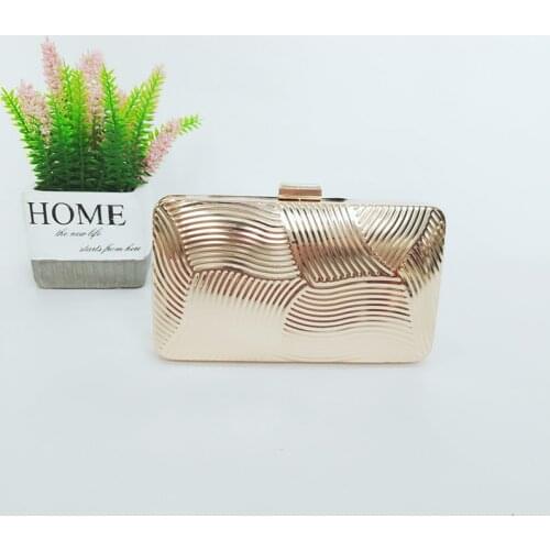Wedding wholesale fashion silver 4 colors geometric women clutch evening bag mini purse