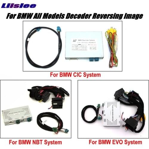 For BMW 1/2/3/4/5 Series F30 F31 F34 F10 F11 2011~2019 CIC NBT EVO System Rear Camera Decoder Reverse Module Parking interface