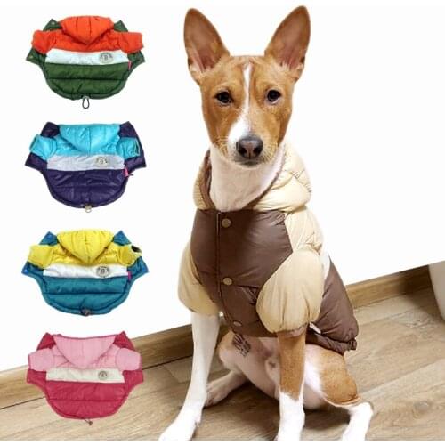 Winter Dog Jacket Super Warm Pet Clothes for Small Dogs Hoodie Soft Cotton Keep Windproof Coat Chihuahua French Bulldog