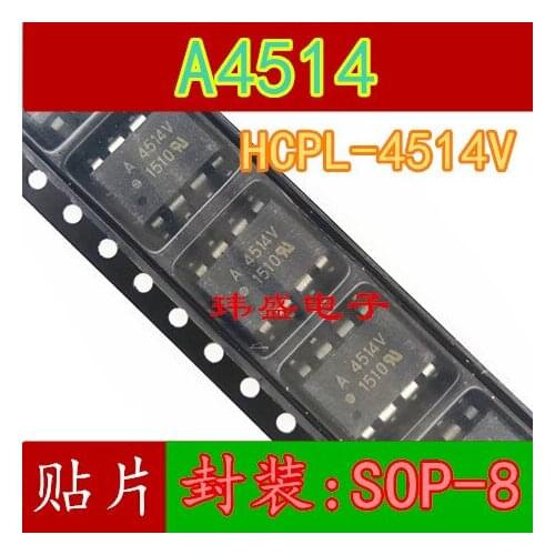 10pcs HCPL-4514V A4514V A4514 ICSOP-8 A4514