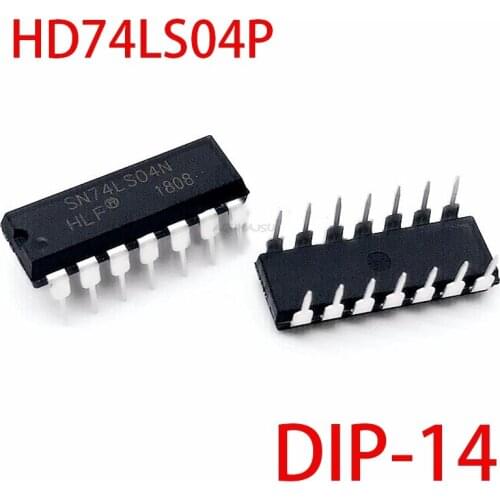 10PCS SN74LS04N DIP14 SN74LS04 DIP 74LS04N 74LS04 DIP-14 HD74LS04P new and original IC