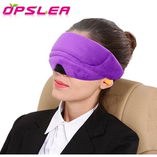 3D Sleep Mask Natural Sleeping Eye Mask Eyeshade Cover Shading Men Women Sleeping Aid Soft Blindfold Travel Office Eye Patch