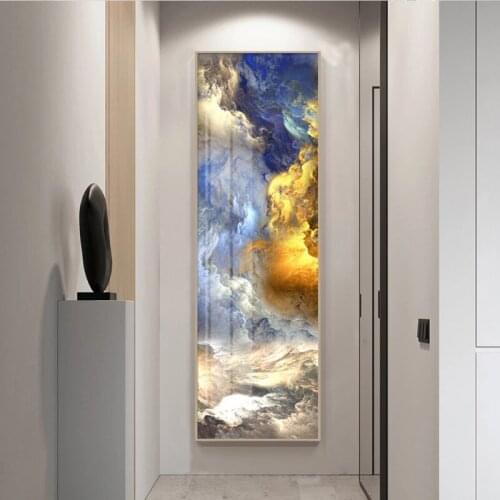 Abstract Landscape Sky Colorful Clouds Canvas Painting Posters and Print Modern Wall Art Pictures for Living Room Bedroom Aisle