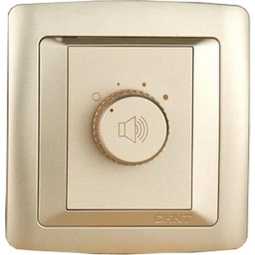CHINT NEW2K Tuning Switch Light Champagne Gold Speed Switch Dimmer Switch