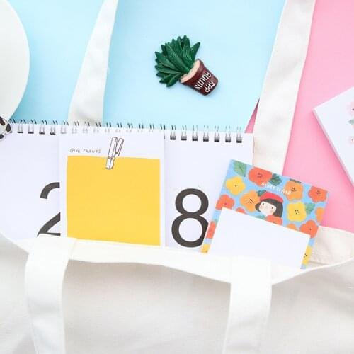 DL Creative Korean stationery lovely fresh portable notes, cartoon memo message note paper 70 Stationery for office supplies st