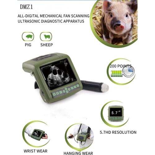 DMZ1 Veterinary B Ultrasound Pig Cow Sheep Animal Ultra Digital Pregnancy Diagnostic Instrument Medical Tools